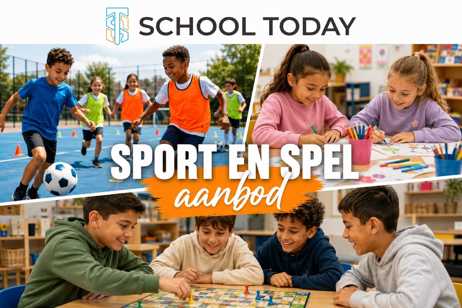 Sport en spel met Schooltoday - dinsdag - gr. 3,4,5